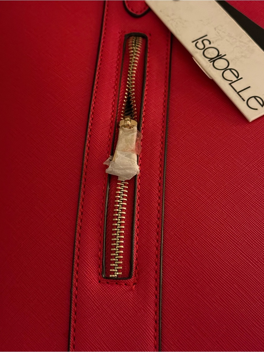 Isabelle Classic Red Tote with Removable Pouch — Women's Shoulder Bag, BNWT - Picture 15 of 15